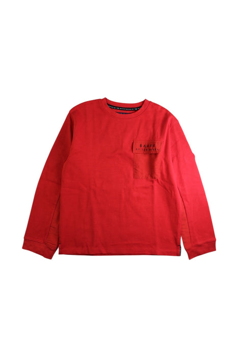 A Red Crewneck Sweatshirts from Baker by Ted Baker in size 9Y for boy. (Front View)