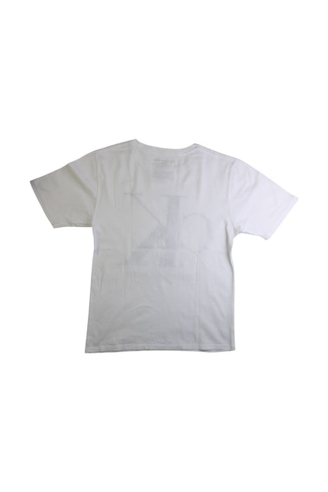 A White Short Sleeve T Shirts from Calvin Klein in size 8Y for neutral. (Back View)