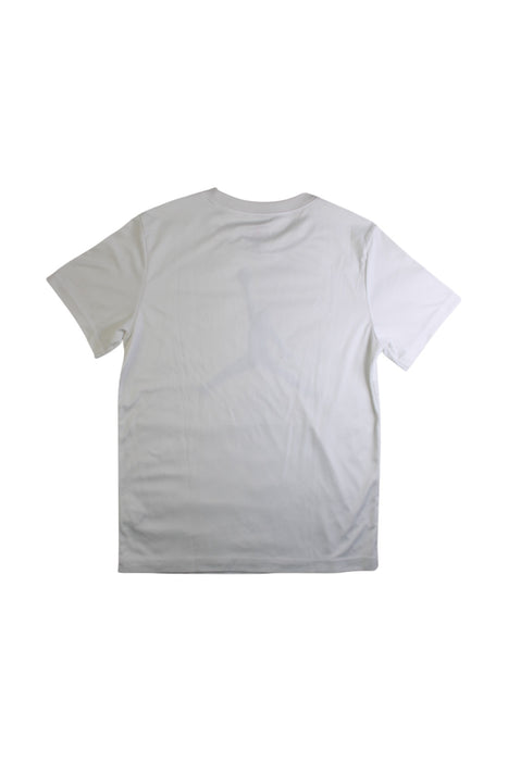 A White Short Sleeve T Shirts from Air Jordan in size 10Y for boy. (Back View)