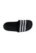 A Black Sandals from Adidas in size 10Y for neutral. (Front View)