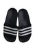 A Black Sandals from Adidas in size 10Y for neutral. (Back View)