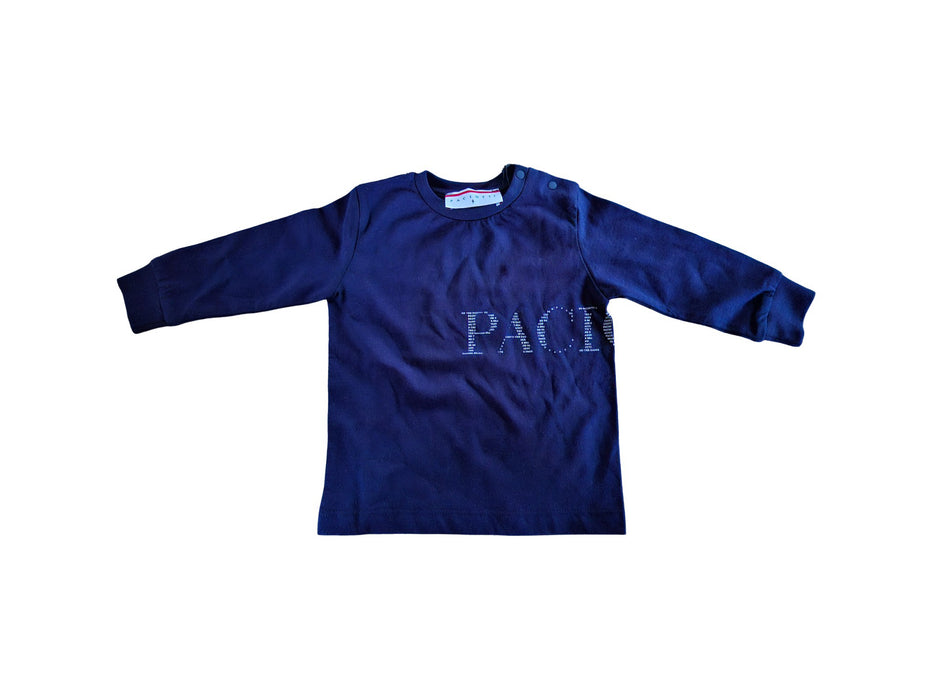 A Blue Long Sleeve T Shirts from Cesare Paciotti in size 6-12M for boy. (Front View)