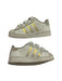 A White Sneakers from Adidas in size 18-24M for girl. (Front View)