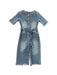 A Blue Short Sleeve Jumpsuits from Seed in size 3T for girl. (Front View)
