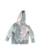 A Grey Hooded Sweatshirts from Seed in size 6-12M for neutral. (Front View)