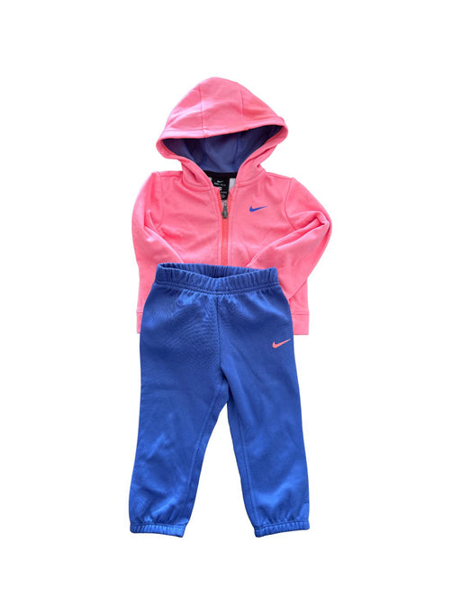A Pink Pants Sets from Nike in size 18-24M for girl. (Front View)