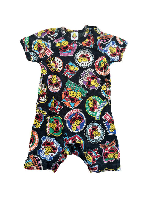 A Multicolour Short Sleeve Rompers from Hysteric Mini in size 18-24M for neutral. (Front View)