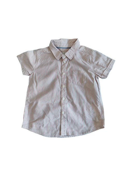 A Pink Short Sleeve Shirts from Cyrillus in size 3T for neutral. (Front View)
