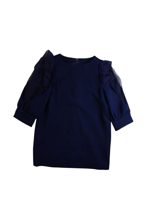 A Navy Long Sleeve Dresses from Snidel Girl in size 2T for girl. (Front View)