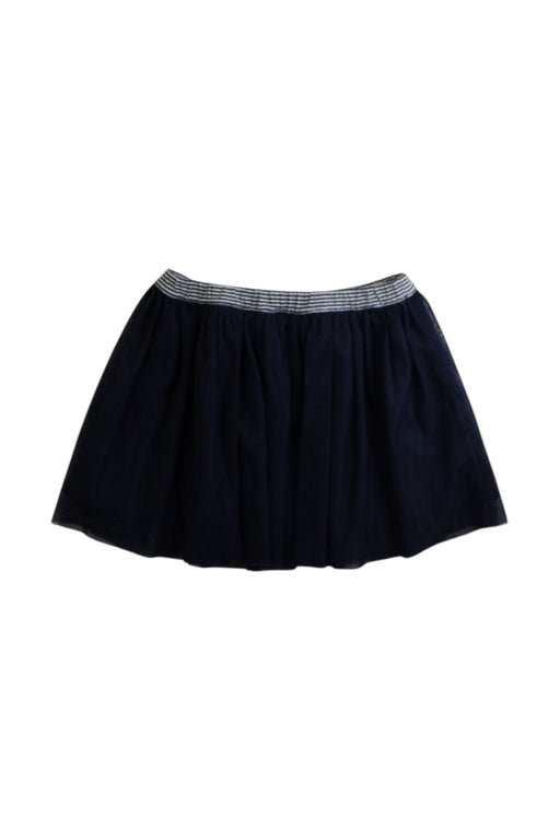A Navy Short Skirts from Petit Bateau in size 3T for girl. (Front View)