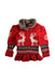 A Red Knit Sweaters from Ralph Lauren in size 4T for girl. (Front View)