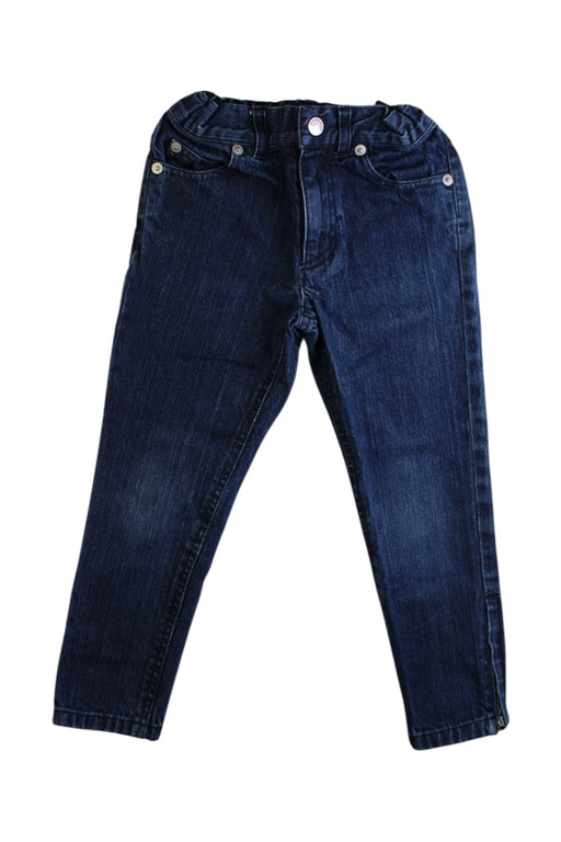 A Blue Jeans from Agnes B Enfant in size 4T for girl. (Front View)