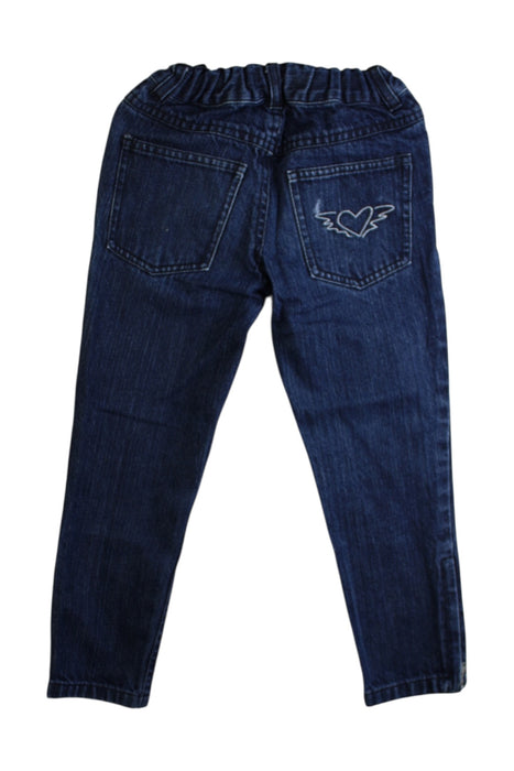 A Blue Jeans from Agnes B Enfant in size 4T for girl. (Back View)