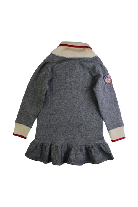 A Grey Buttoned Sweatshirts from Ralph Lauren in size 4T for girl. (Back View)