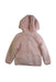 A Pink Puffer/Quilted Coats & Outerwear from DKNY in size 4T for girl. (Back View)