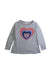 A Grey Long Sleeve T Shirts from Seed in size 3T for girl. (Front View)