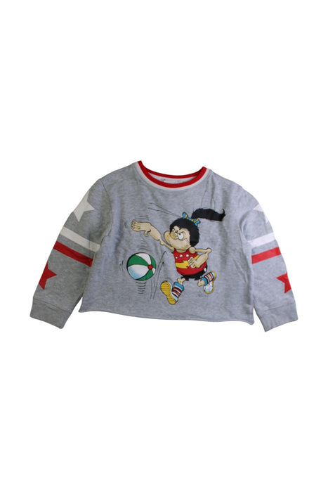 A Grey Crewneck Sweatshirts from Stella McCartney in size 5T for boy. (Front View)