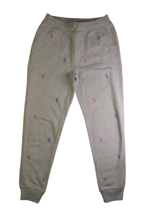 A Grey Sweatpants from Polo Ralph Lauren in size 12Y for girl. (Front View)