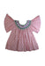 A Pink Short Sleeve Tops from Bonjour in size 10Y for girl. (Back View)
