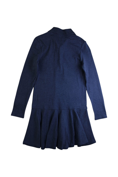 A Navy Sweater Dresses from Polo Ralph Lauren in size 8Y for girl. (Back View)