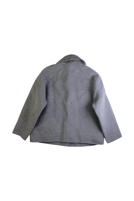 A Grey Coats from Bora Aksu in size 10Y for girl. (Back View)