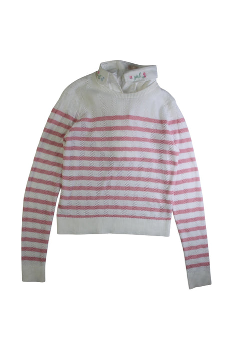 A White Knit Sweaters from Nicholas & Bears in size 14Y for girl. (Front View)