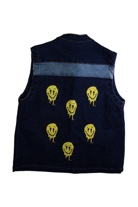 A Blue Outerwear Vests from Bora Aksu in size 8Y for girl. (Back View)