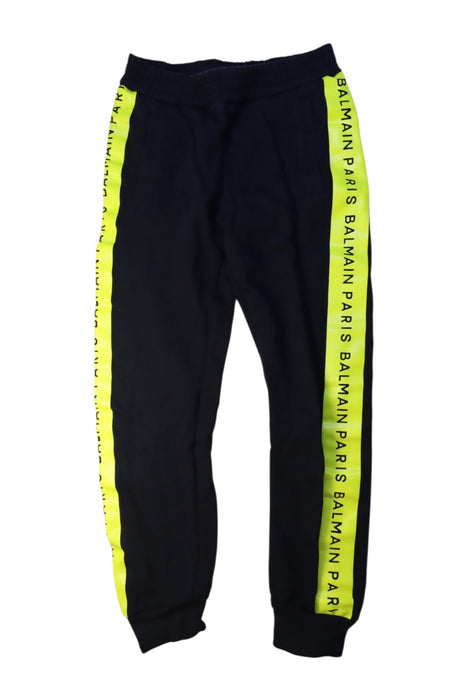 A Black Sweatpants from Balmain in size 12Y for neutral. (Front View)
