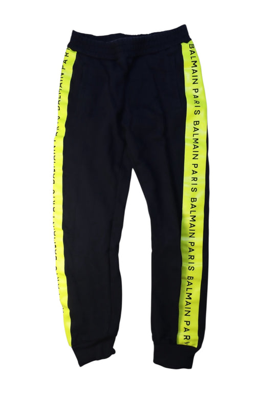 A Black Sweatpants from Balmain in size 12Y for neutral. (Front View)