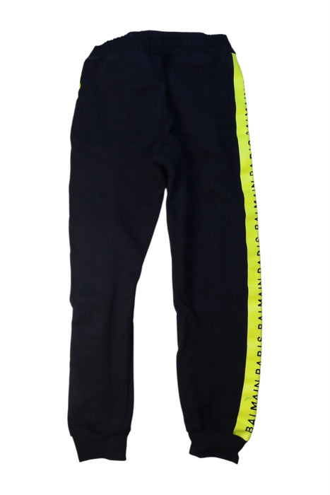 A Black Sweatpants from Balmain in size 12Y for neutral. (Back View)