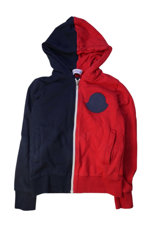 A Red Lightweight Jackets from Moncler in size 10Y for neutral. (Front View)