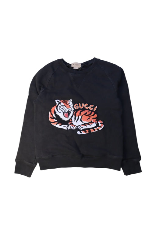 A Black Crewneck Sweatshirts from Gucci in size 12Y for neutral. (Front View)