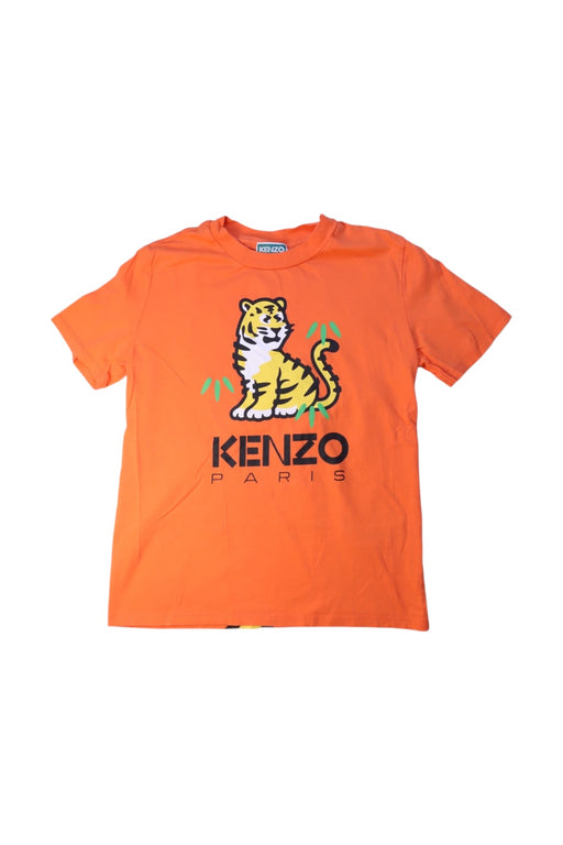 A Orange Short Sleeve T Shirts from Kenzo in size 12Y for boy. (Front View)