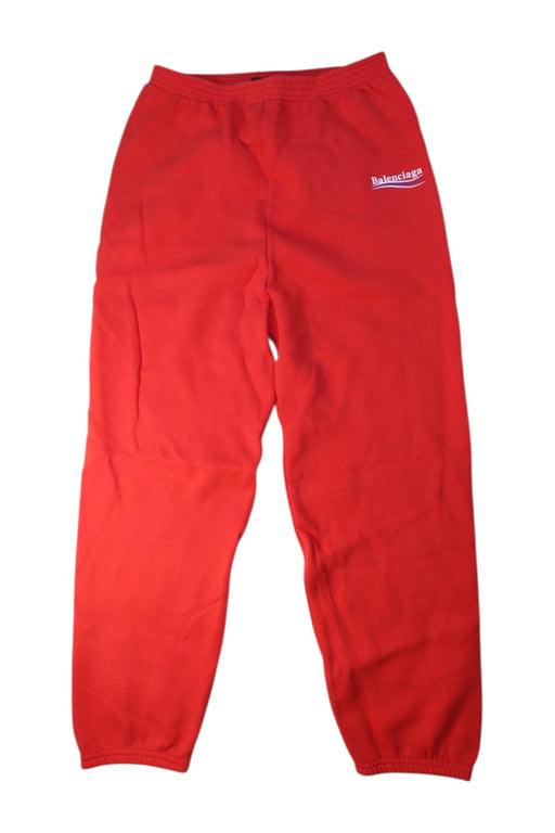 A Red Sweatpants from Balenciaga in size 10Y for boy. (Front View)