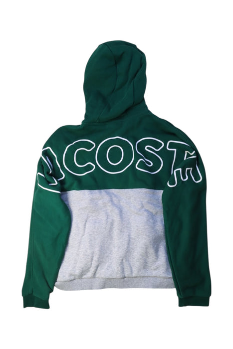 A Green Hooded Sweatshirts from Lacoste in size 12Y for neutral. (Back View)