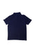 A Navy Short Sleeve Polos from Lacoste in size 12Y for boy. (Back View)