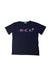 A Navy Short Sleeve T Shirts from Moncler in size 10Y for boy. (Front View)
