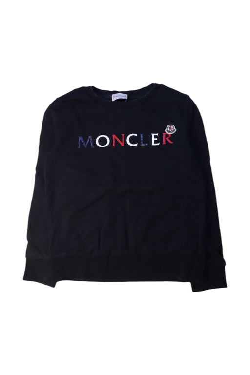 A Black Crewneck Sweatshirts from Moncler in size 12Y for boy. (Front View)