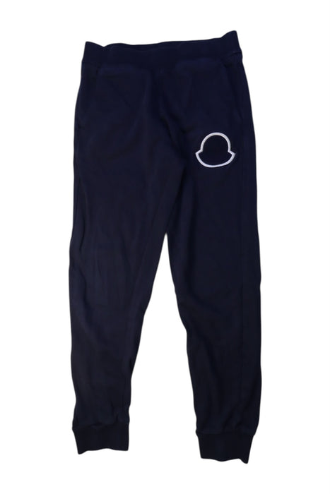 A Navy Sweatpants from Moncler in size 12Y for boy. (Front View)