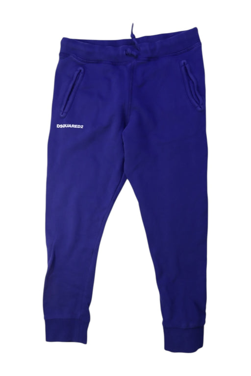 A Blue Sweatpants from DSquared2 in size 10Y for boy. (Front View)