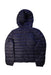 A Navy Puffer/Quilted Jackets from Moncler in size 10Y for boy. (Back View)
