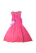 A Pink Sleeveless Dresses from ilovegorgeous in size 8Y for girl. (Front View)