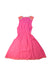 A Pink Sleeveless Dresses from ilovegorgeous in size 8Y for girl. (Back View)