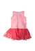 A Pink Sleeveless Dresses from Miss Blumarine in size 8Y for girl. (Back View)
