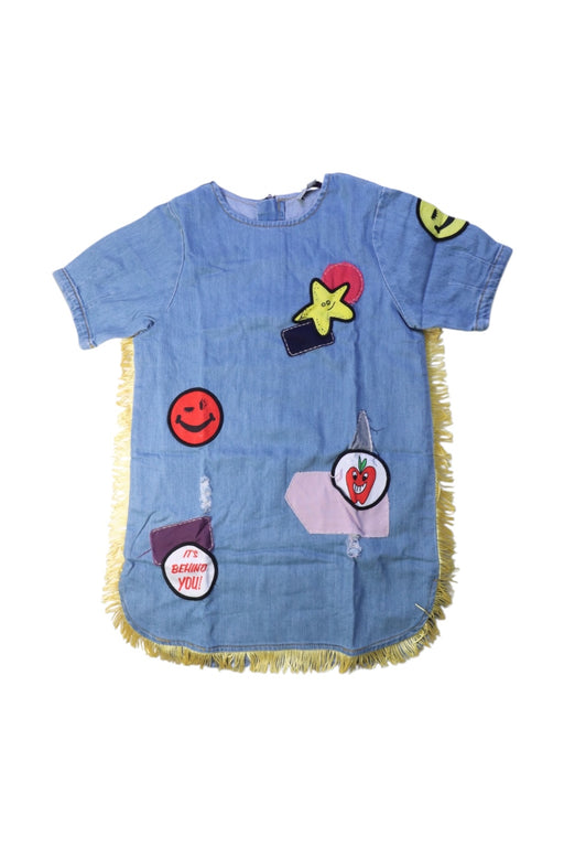 A Multicolour Short Sleeve Dresses from Stella McCartney in size 8Y for girl. (Front View)