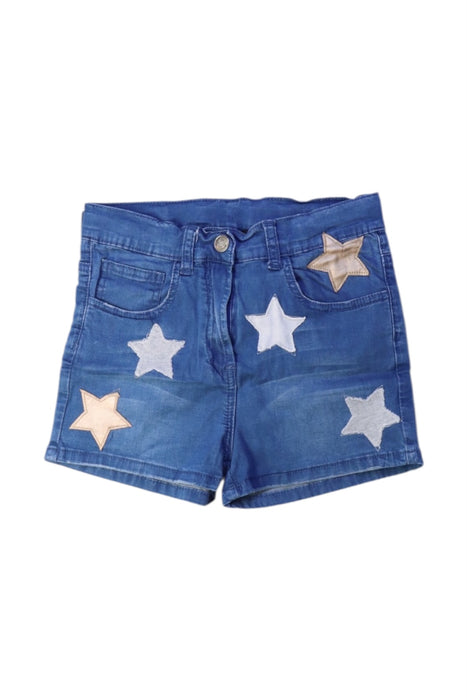 A Blue Shorts from Jakioo in size 10Y for girl. (Front View)