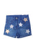 A Blue Shorts from Jakioo in size 10Y for girl. (Front View)