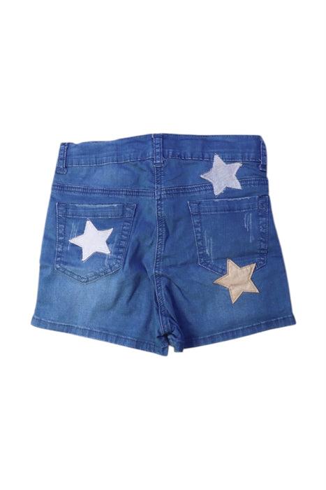 A Blue Shorts from Jakioo in size 10Y for girl. (Back View)