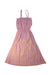 A Purple Sleeveless Dresses from Bobo Choses in size 6T for girl. (Back View)