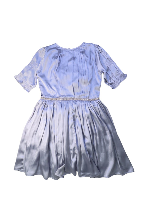 A Blue Short Sleeve Dresses from Velveteen in size 10Y for girl. (Front View)